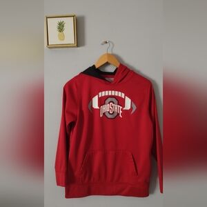 Hoodie Boys Ohio State  Varsity   XL Color Red Pocket Front Excellent Condition